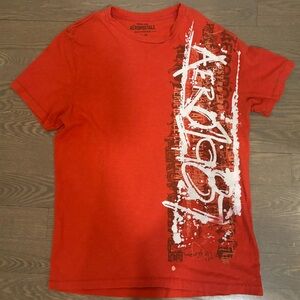 2000s Aeropostale Red Short Sleeve Graphic Tee